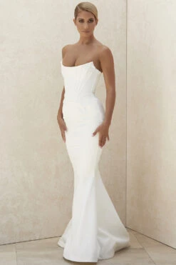 Ivory Strapless Corset Bridal Gown - Limited Edition 24 Ivory Strapless Corset Bridal Gown - Limited Edition -Traumhafte Kleider ines 4