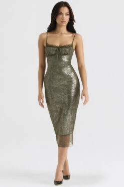 Olive Lace Midi Dress 19 Olive Lace Midi Dress -Traumhafte Kleider isla 3d