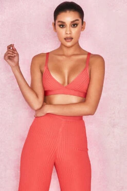 Coral Bandage Bralet Top -Traumhafte Kleider jaerowena 14