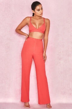 Coral Bandage Bralet Top -Traumhafte Kleider jaerowena 5