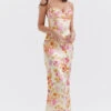 Ivory Floral Maxi Dress -Traumhafte Kleider josefina i10