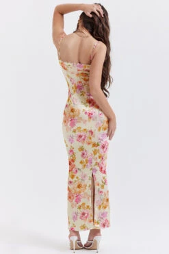Ivory Floral Maxi Dress -Traumhafte Kleider josefina i13