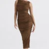 Coffee Crystallised Maxi Dress 1 Coffee Crystallised Maxi Dress -Traumhafte Kleider laurie 1