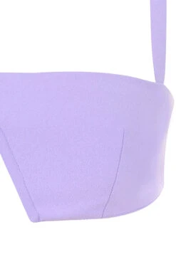 Violet Crepe V Wire Bralet -Traumhafte Kleider leela lilac 04