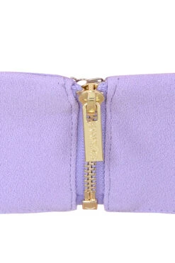Violet Crepe V Wire Bralet -Traumhafte Kleider leela lilac 05