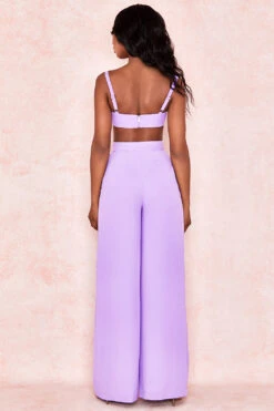 Violet Crepe V Wire Bralet -Traumhafte Kleider leelamaite 13112