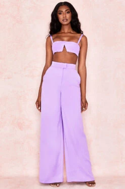 Violet Crepe V Wire Bralet -Traumhafte Kleider leelamaite 2112
