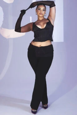 Black Satin Corset -Traumhafte Kleider liberty b12