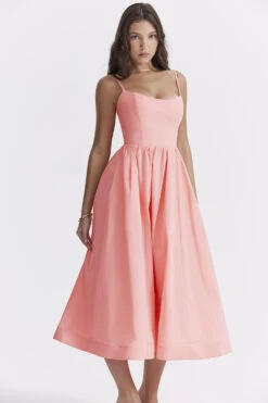 Apricot Corset Sundress