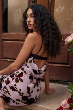 Pink Devore Midi Dress 32 Pink Devore Midi Dress -Traumhafte Kleider look 08 3645