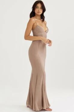 Latte Corset Maxi Dress -Traumhafte Kleider loren 6