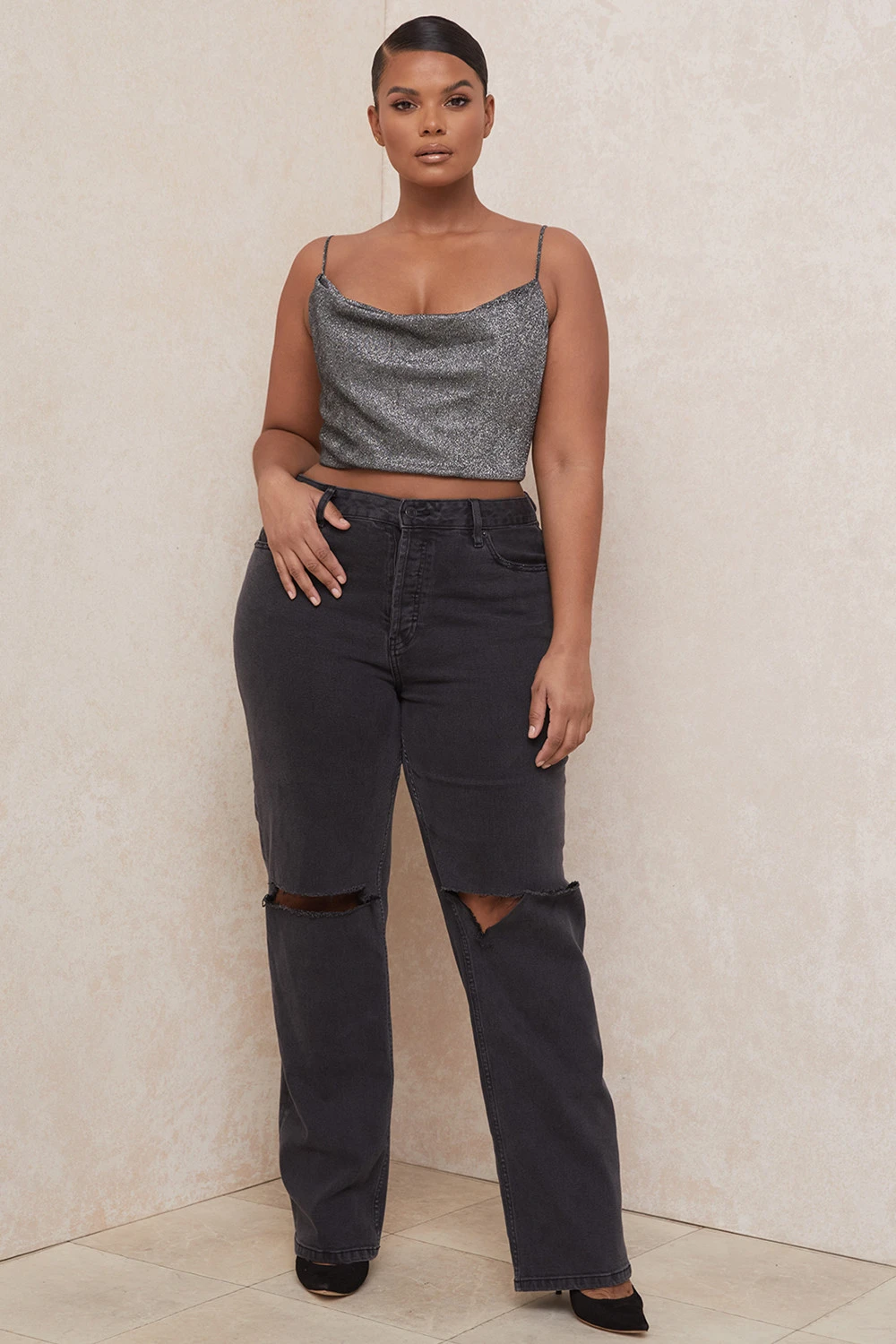 Silver Crop Top 10 Silver Crop Top – Bild 8