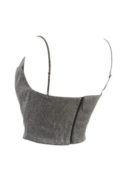 Silver Crop Top 26 Silver Crop Top -Traumhafte Kleider lulia silver 03