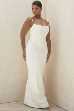 Ivory Draped Bridal Gown - Limited Edition -Traumhafte Kleider margaux 15