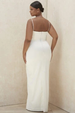 Ivory Draped Bridal Gown - Limited Edition -Traumhafte Kleider margaux 16