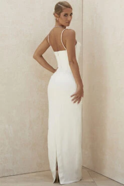 Ivory Draped Bridal Gown - Limited Edition -Traumhafte Kleider margaux 8