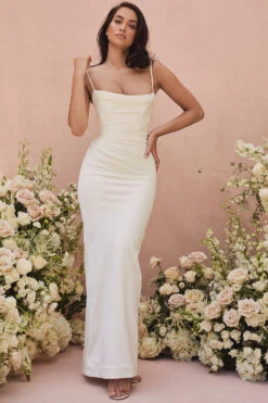 Ivory Draped Bridal Gown - Limited Edition -Traumhafte Kleider margaux ivory 13