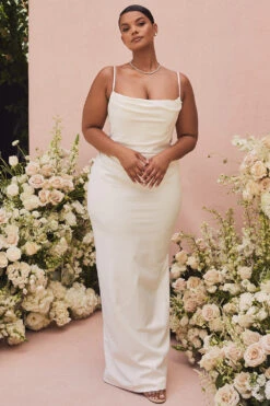 Ivory Draped Bridal Gown - Limited Edition -Traumhafte Kleider margaux white 13