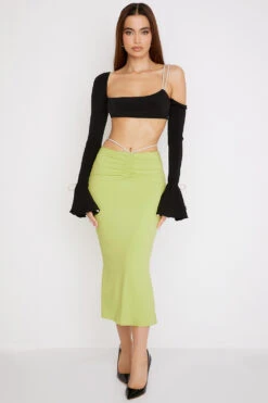 Black Crystal Trim Bandeau Top -Traumhafte Kleider maylene 1n