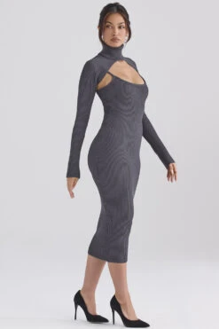 Charcoal Knit Midi Dress 28 Charcoal Knit Midi Dress -Traumhafte Kleider meliora 13