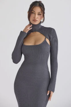 Charcoal Knit Midi Dress 26 Charcoal Knit Midi Dress -Traumhafte Kleider meliora 17