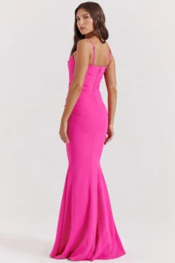 Hot Pink Corset Maxi Dress 20 Hot Pink Corset Maxi Dress -Traumhafte Kleider milena 6