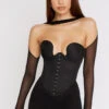 Black Structured Corset 1 Black Structured Corset -Traumhafte Kleider mina 2a