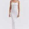 White Knit Maxi Dress -Traumhafte Kleider myla 1