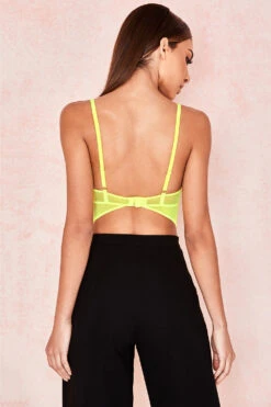 Neon Yellow Lace Bodysuit -Traumhafte Kleider nadia 5