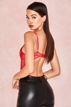 Red Lace Bodysuit -Traumhafte Kleider nadia 6