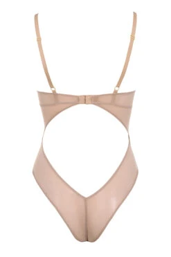 Tan Lace Bodysuit 26 Tan Lace Bodysuit -Traumhafte Kleider nadia nude 02