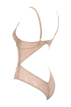 Tan Lace Bodysuit 25 Tan Lace Bodysuit -Traumhafte Kleider nadia nude 03