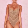 Tan Lace Bodysuit -Traumhafte Kleider nadia nude 2r