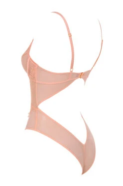 Peach Lace Bodysuit -Traumhafte Kleider nadia salmon 03