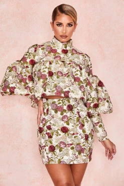 Vintage Floral Ruffle Top -Traumhafte Kleider naeve 04