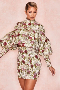 Vintage Floral Ruffle Top -Traumhafte Kleider naeve 07