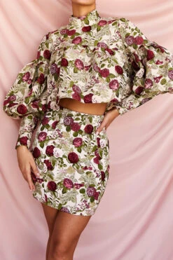 Vintage Floral Ruffle Top -Traumhafte Kleider naeve floral 51