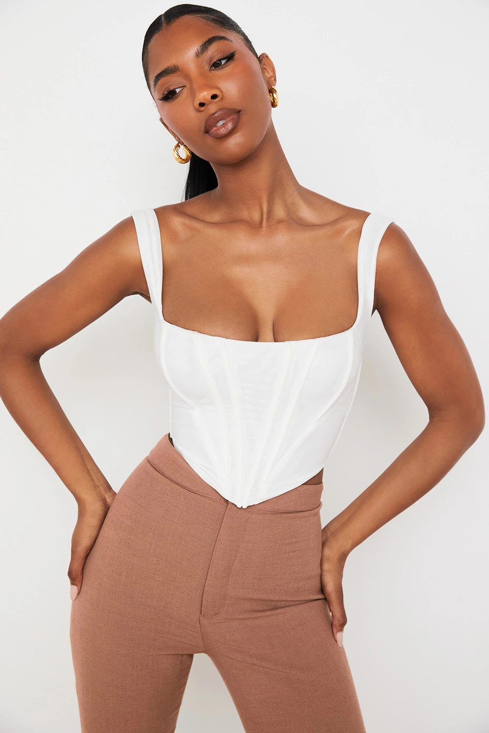 White Mesh Corset 5 White Mesh Corset – Bild 3