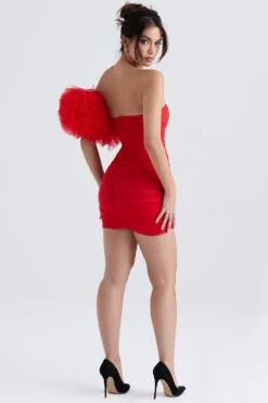 Scarlet Ruffle Sleeve Dress -Traumhafte Kleider noelle 12a