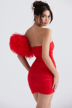 Scarlet Ruffle Sleeve Dress -Traumhafte Kleider noelle 13a