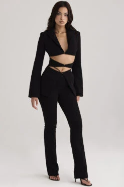 Black V-Front Trousers 15 Black V-Front Trousers -Traumhafte Kleider nourlayla 7q