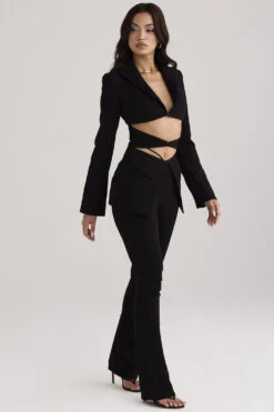 Black V-Front Trousers 16 Black V-Front Trousers -Traumhafte Kleider nourlayla 8q