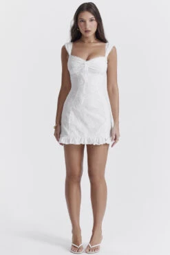 White Embroidered Mini Dress -Traumhafte Kleider odessa 1