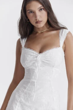 White Embroidered Mini Dress -Traumhafte Kleider odessa 4