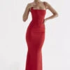 Red Rose Satin Corset Maxi Dress -Traumhafte Kleider olivette 31