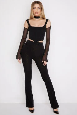 Black High Neck Corset -Traumhafte Kleider paulina 1