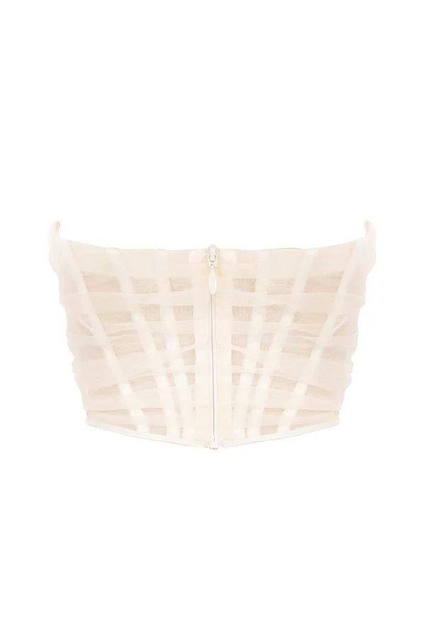 Ivory Boned Corset 18 Ivory Boned Corset – Bild 16