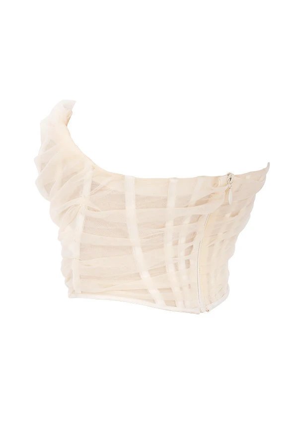 Ivory Boned Corset 17 Ivory Boned Corset – Bild 15