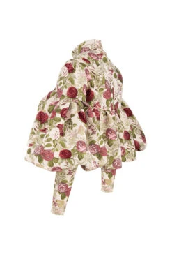 Vintage Floral Ruffle Top -Traumhafte Kleider sb5760 02