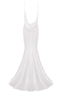 Ivory Draped Back Bridal Gown - Limited Edition 27 Ivory Draped Back Bridal Gown - Limited Edition -Traumhafte Kleider sb5899 02